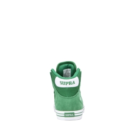 Supra Kids VAIDER Green/White/white High Top Shoes | CA-79043